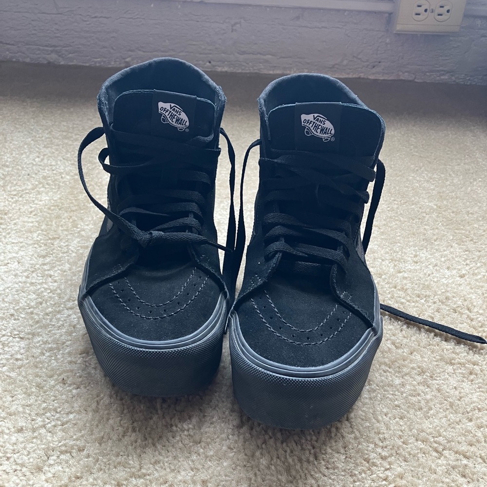 Vans sk8-hi tapered stackform black